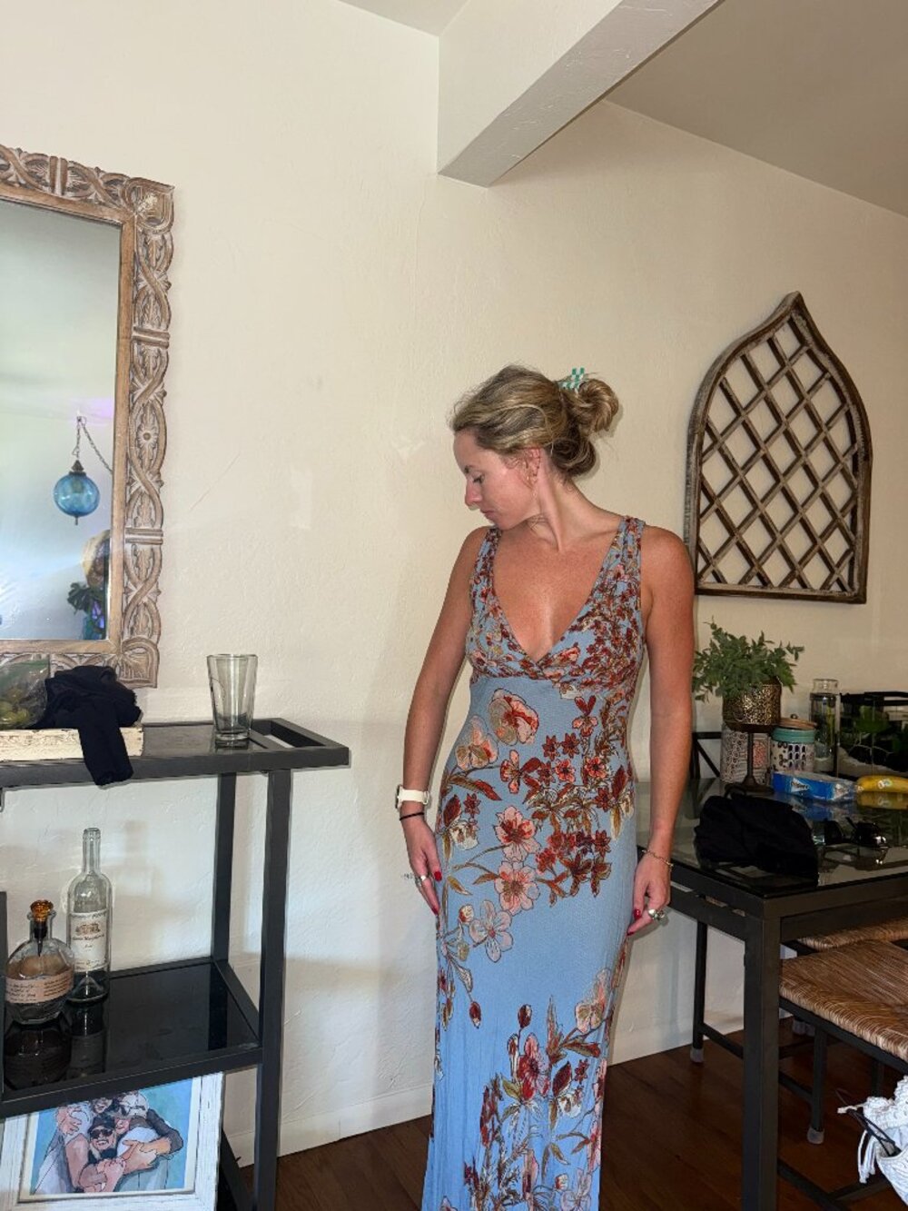 Free People floral maxi